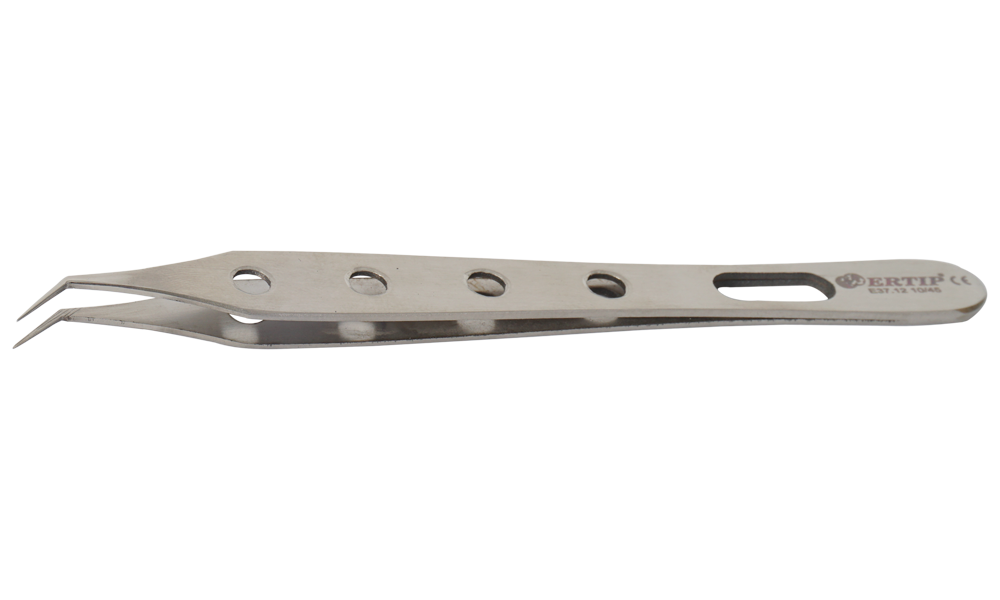 Ertıp With Hole Soft Model Extracting Forceps With Horizontal Serration (10 Mm 45°)
