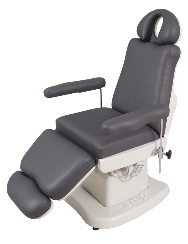 ELEGANCE Hair Transplant and Medical Aesthetic Chair (4 Motorized ) Dark Grey