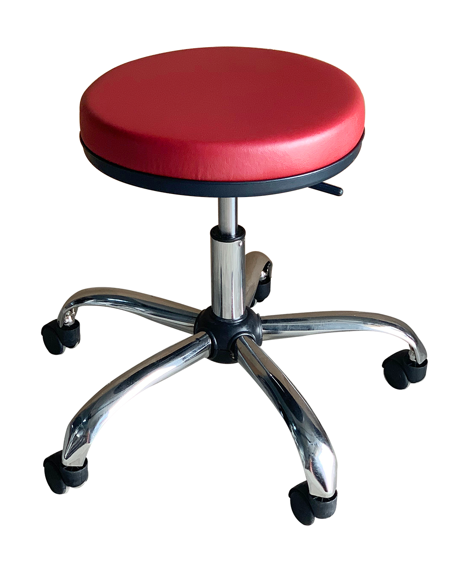 Medical Stool Without Backrest (Claret Red)
