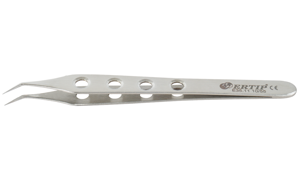 Ertıp With Hole Model Extracting Forceps Without Serration (10 MM 55°)