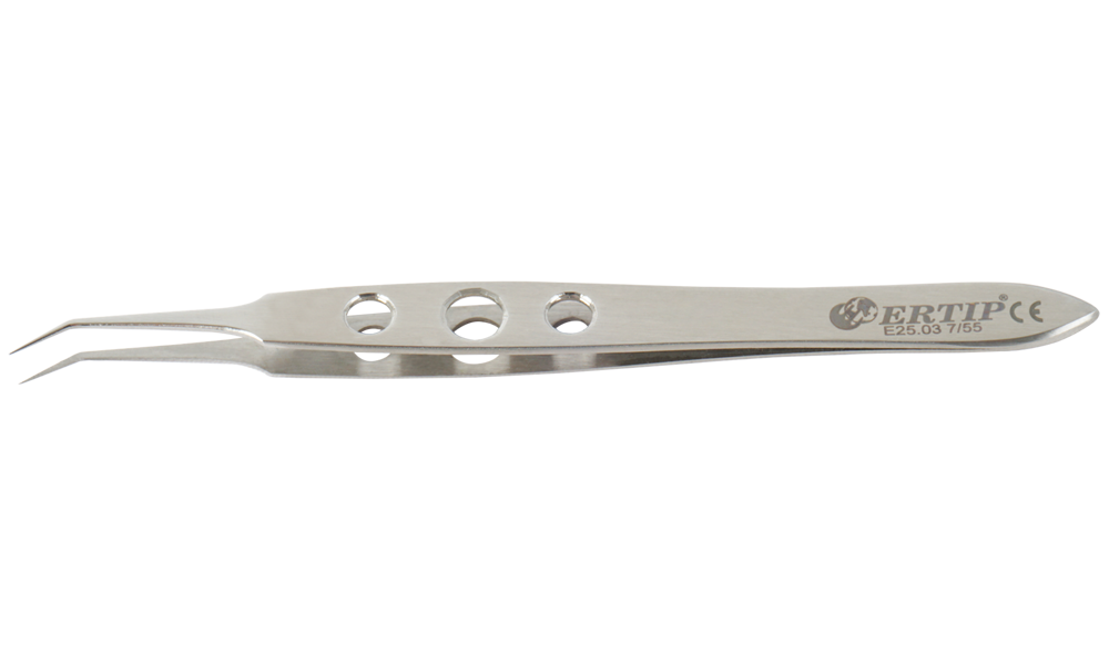 Ertip Custom Design Transplant Forceps With Hole (7 Mm 55°)