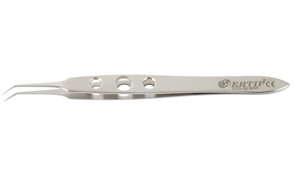 Ertip Custom Design Transplant Forceps With Hole (6 Mm 45°)