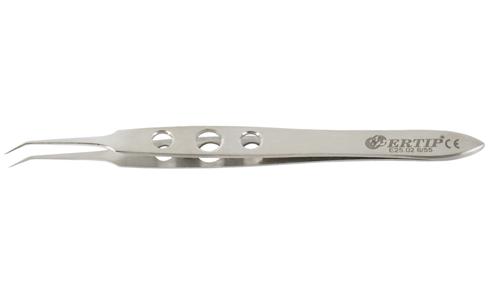 Ertip Custom Design Transplant Forceps With Hole (6 Mm 55°)