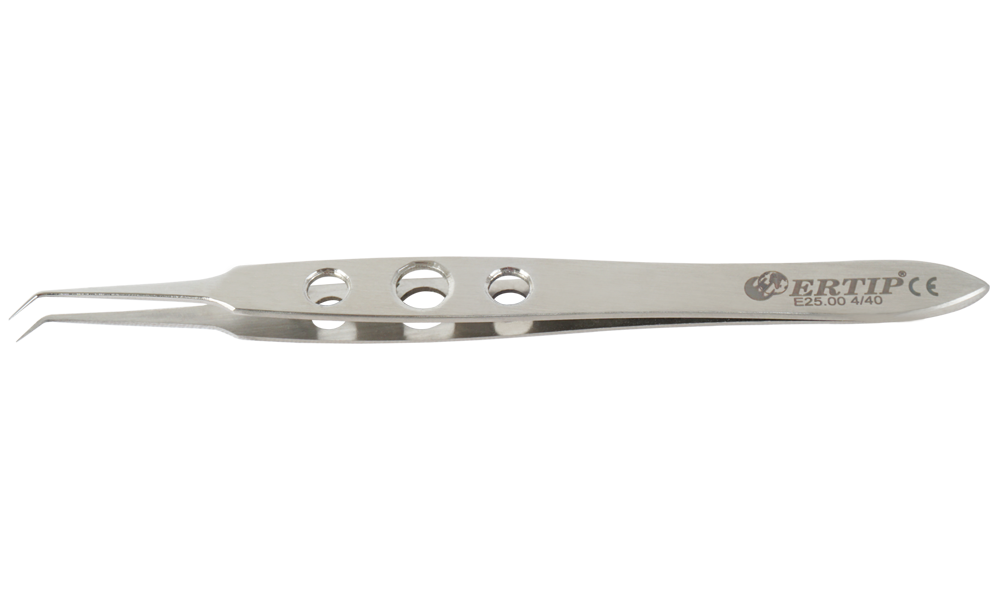 Ertip Custom Design Transplant Forceps With Hole (4 Mm 40°)