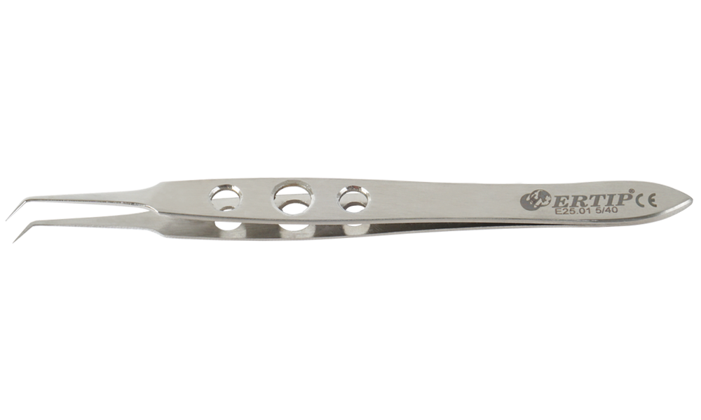 Ertip Custom Design Transplant Forceps With Hole (5 Mm 40°)