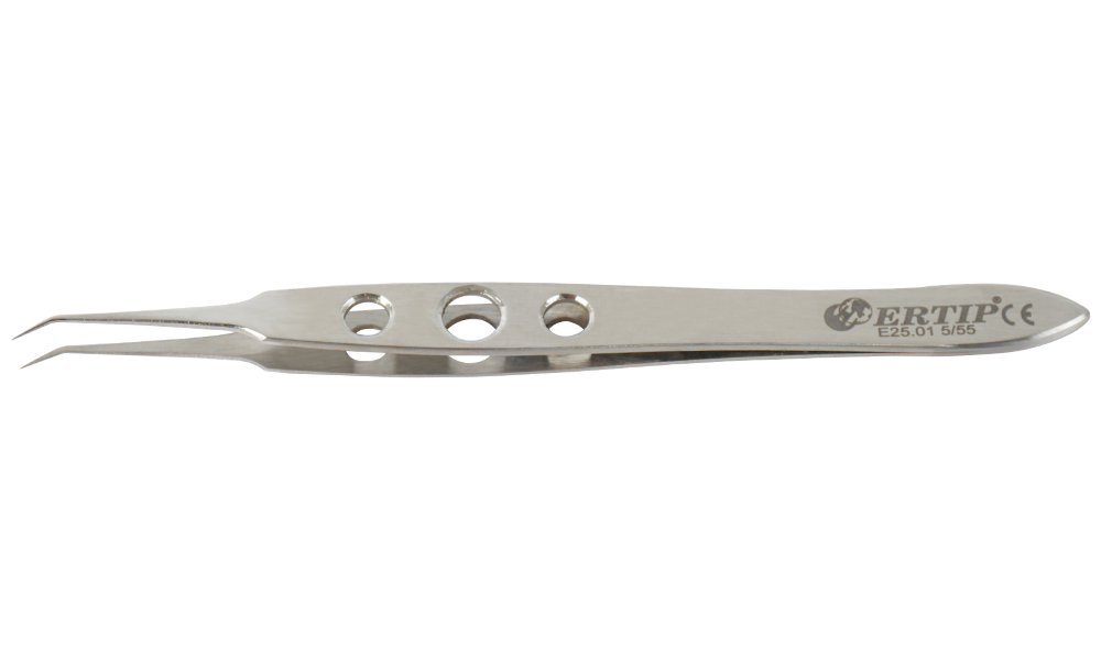 Ertip Custom Design Transplant Forceps With Hole (5 Mm 55°)