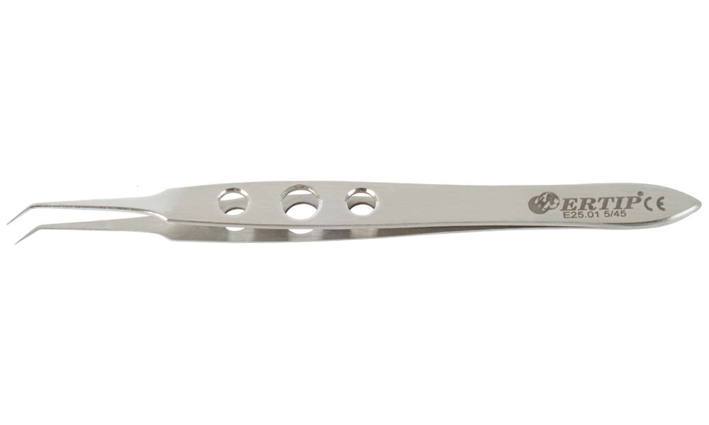 Ertip Custom Design Transplant Forceps With Hole (5 Mm 45°)