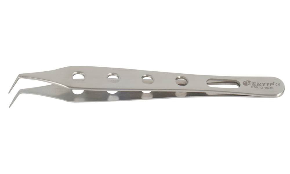 Ertip With Hole Soft Model Extracting Forceps Without Serration(10MM 40°)