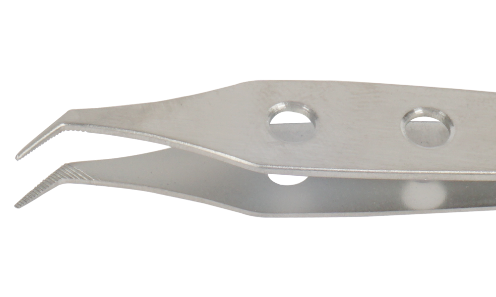 Ertip With Hole Soft Model Extracting Forceps With Serration (8 MM 55°)