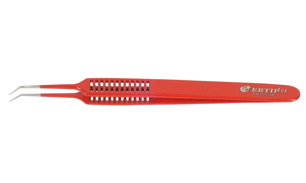 Ertip Colorful Model Transplant Forceps  (5 MM 45°)Red