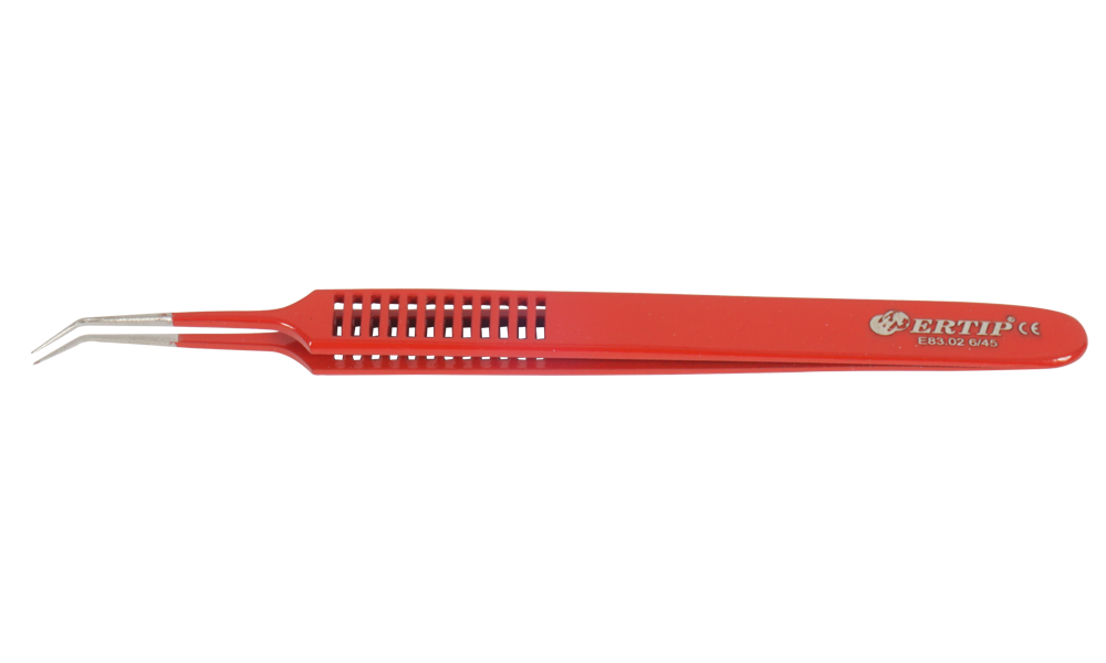 Ertip Colorful Model Transplant Forceps (6 MM 45°)Red