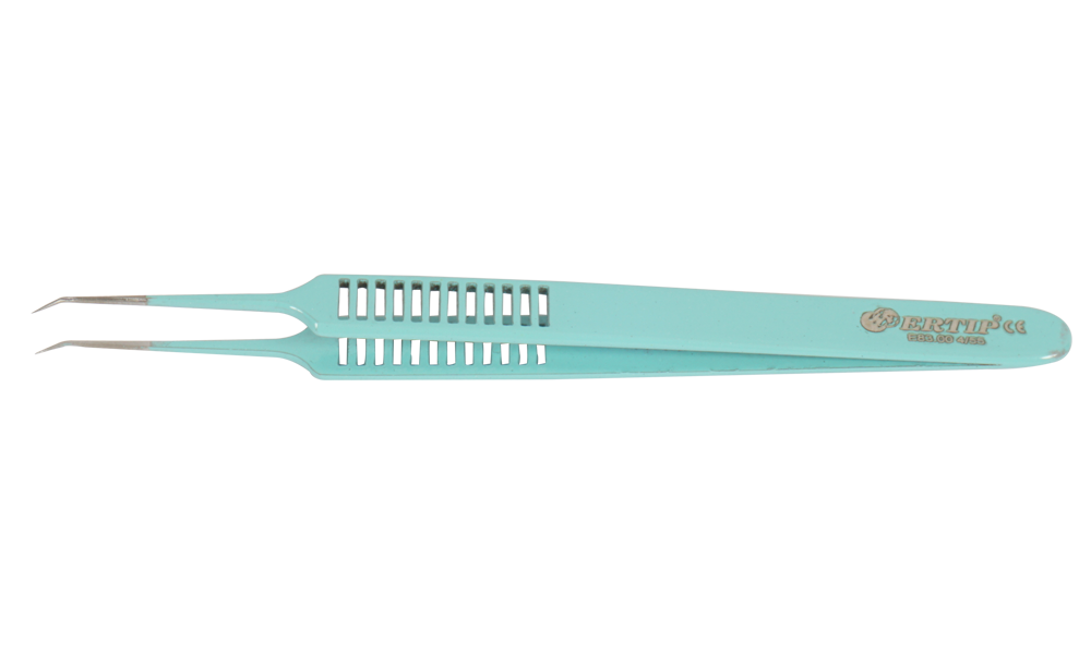 Ertip Colorful Model Transplant Forceps  (4 MM 55°)Turquois