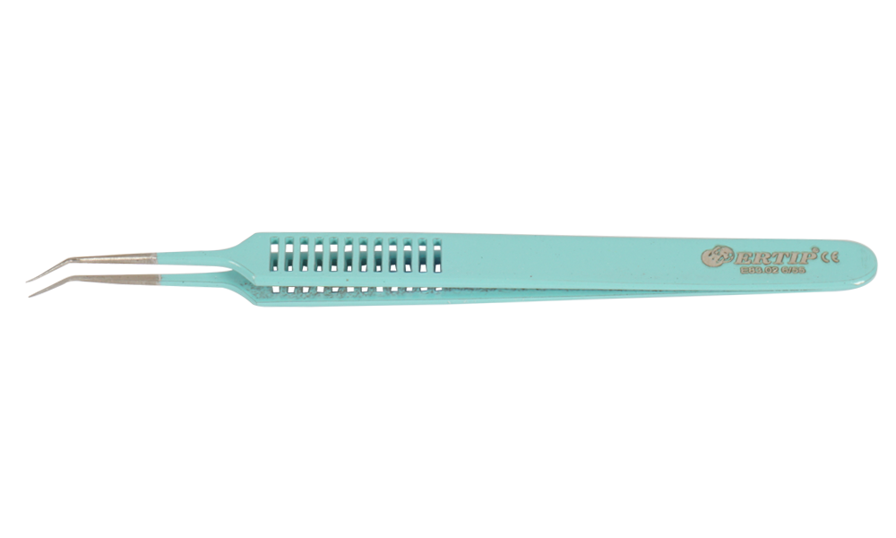 Ertip Colorful Model Transplant Forceps (6 MM 55°)Turquois