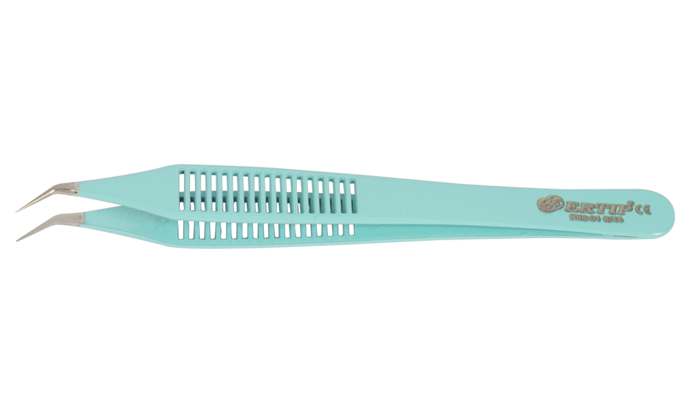 Ertip Colorful Model Extracting Forceps Without Serration (8 MM 55°)Turquois