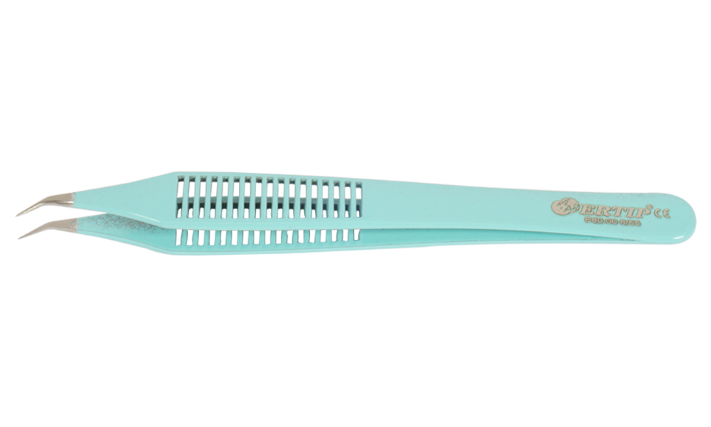 Ertip Colorful Model Extracting Forceps Without Serration (6 MM 55°)Turquois