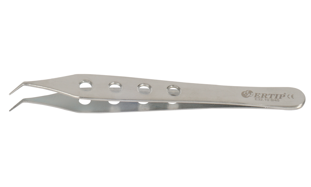 Ertıp With Hole Model Extracting Forceps With Serration (8 MM 45°)