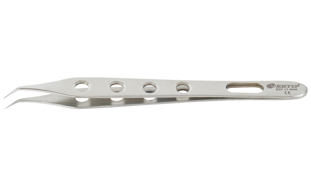 Ertıp With Hole Soft Model Extracting Forceps With Horizontal Serration (8 Mm 45°)