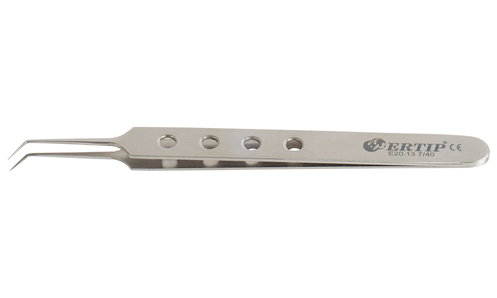 Ertip With Hole Model Transplant Forceps (7 MM 40°)