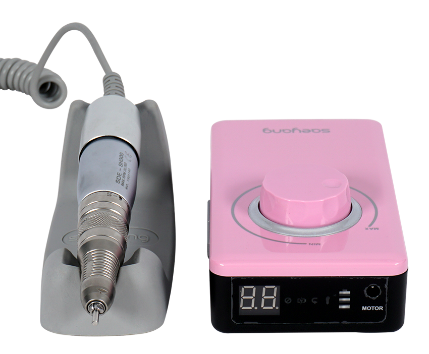Rechargeable And Speed Indicator Fue Micro Motor Pink