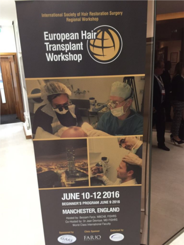 10-12 June 2016 Manchester European Hair Transplant Workshop Farjo Hair Institute