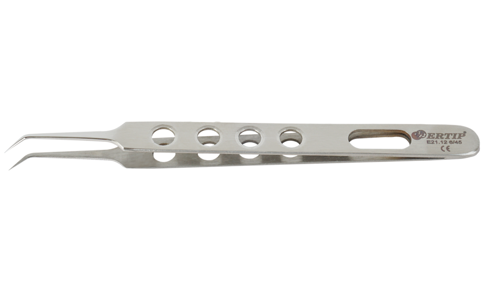 Ertip Soft Model Transplant Forceps With Hole (6 Mm 45°)