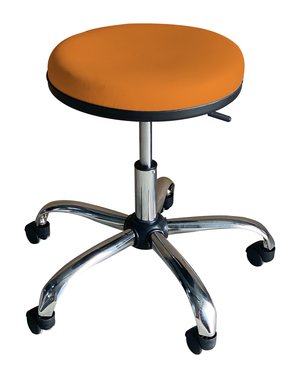 Medical Stool Without Backrest (Orange)